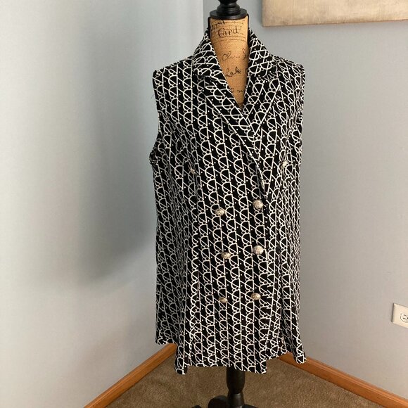 Shein NWOT Plus Women Size 2 XL Button Vest - Picture 3 of 13
